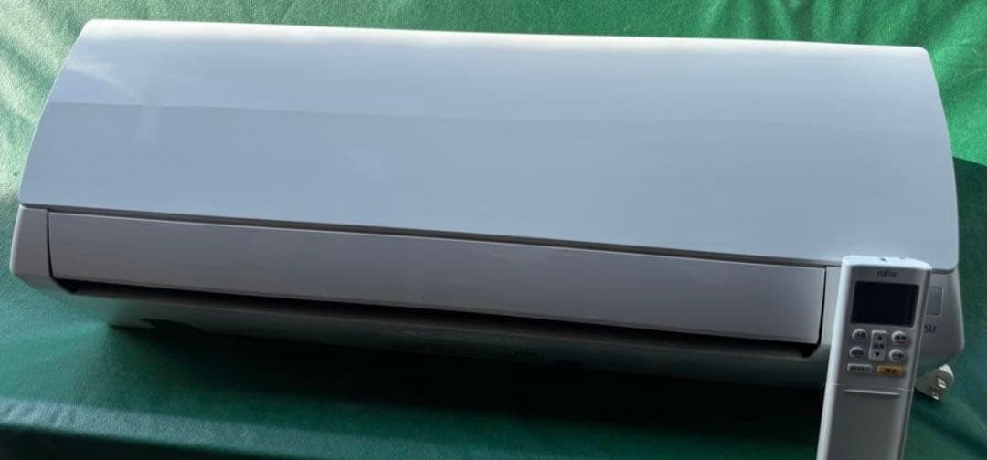 室外機も込 6畳用 富士通 エアコン クーラー 2019年製 2.2kw 22