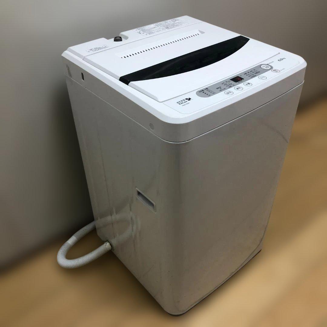 送料無料 ヤマダ 6.0kg 全自動洗濯機 【YWM-T60A1】 250727