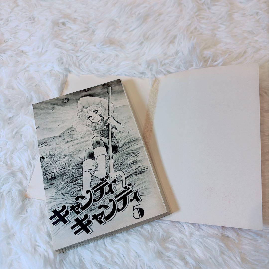 当時物公式セット】キャンディキャンディ 全巻 8・9巻初版 付属品 箱