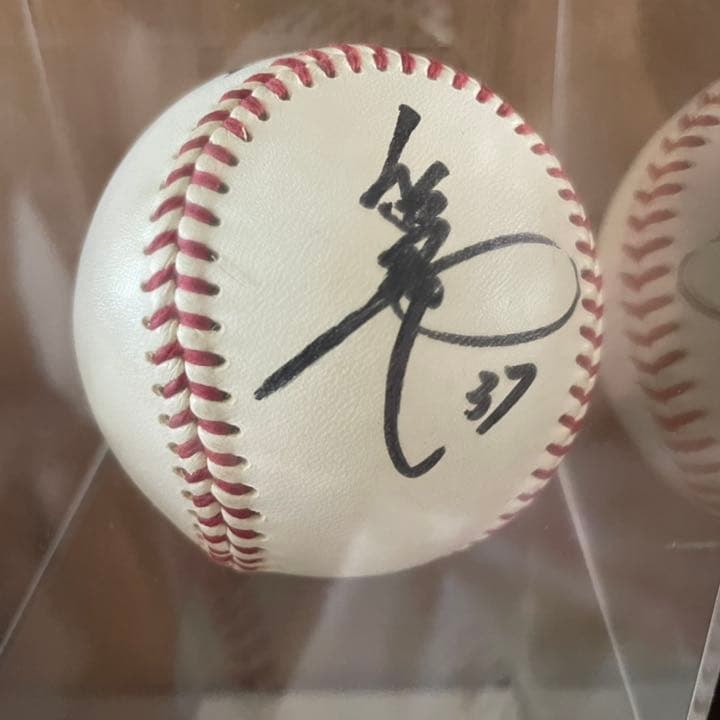 最終値下げ】ソフトバンクホークス 37番 福田秀平 直筆サインボール