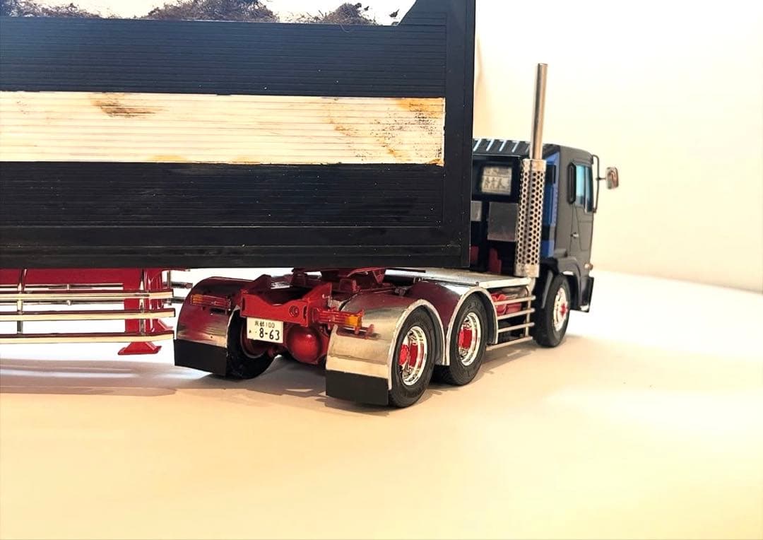 アオシマ デコトラ プラモデル トレーラー プロフィア 日野 テラヴィ