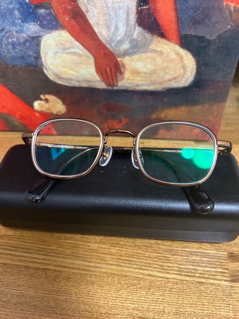 JINS 目が小さくならないメガネ UTF-25S-303 ダークブラウン - メルカリ