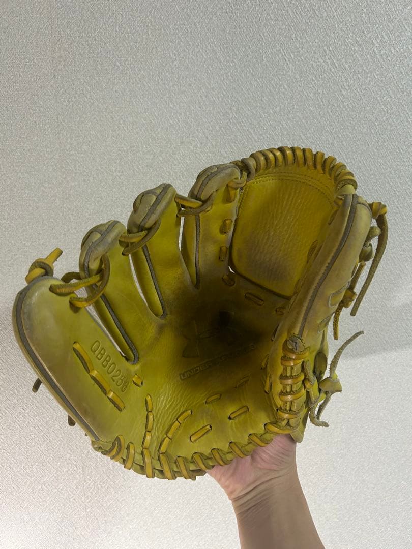 ユ*ウ様 アンダーアーマー 軟式ピッチャー用 左利き UNDER ARMOUR（アンダーアーマー） 左利き 左投げ用 Lサイズ 145