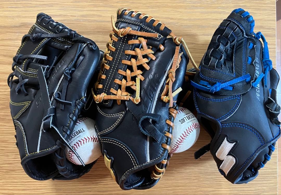 軟式グローブ & ボールセット 右投げ キャッチボール 大人用 少年用 MIZUNO（ミズノ） キャッチボールセット 親子や兄弟で使えるグローブ2