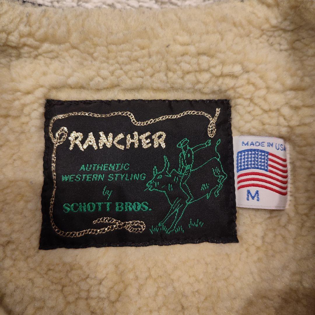 美品] Schott × BACKDROP 別注 クロスボーン ボア ベストM - メルカリ