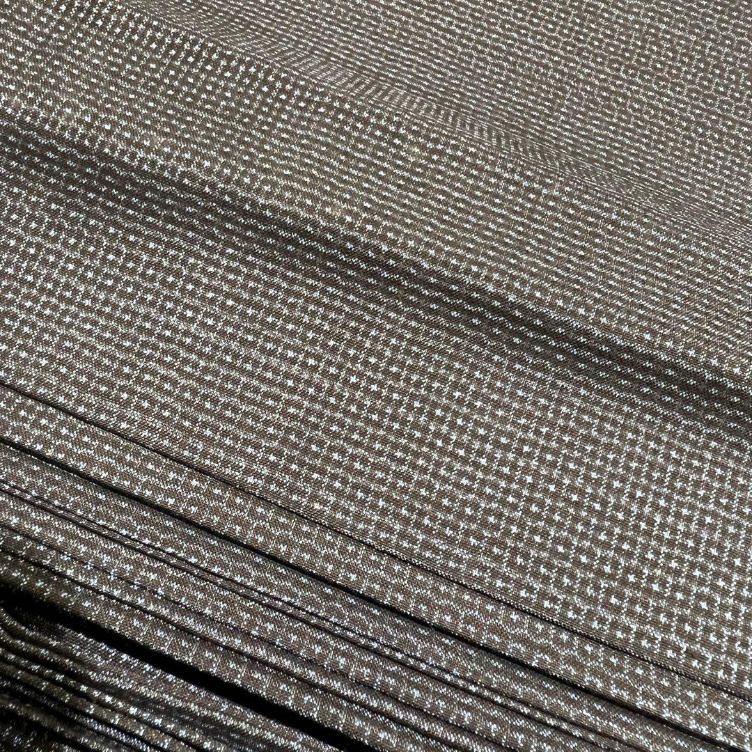 反物】本場大島紬 藍色 百亀甲 1疋 アンサンブル 証紙 地球印 - メルカリ