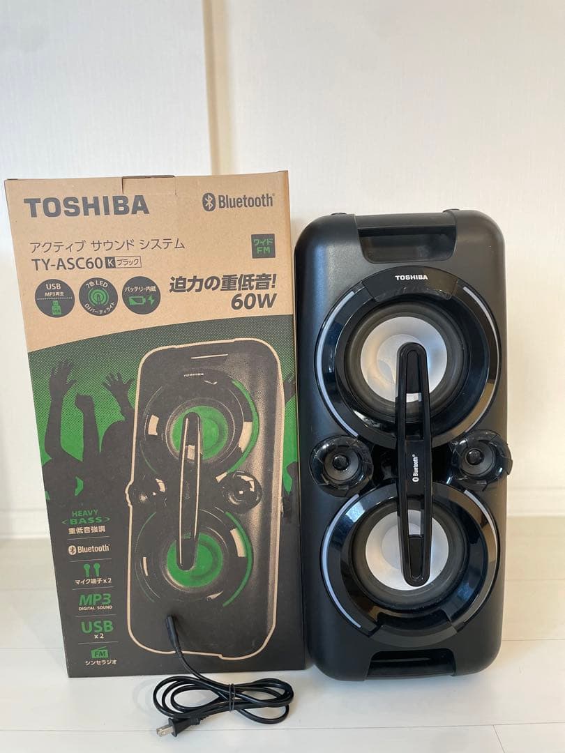 TOSHIBA Bluetoothスピーカー TY-ASC60 - メルカリ