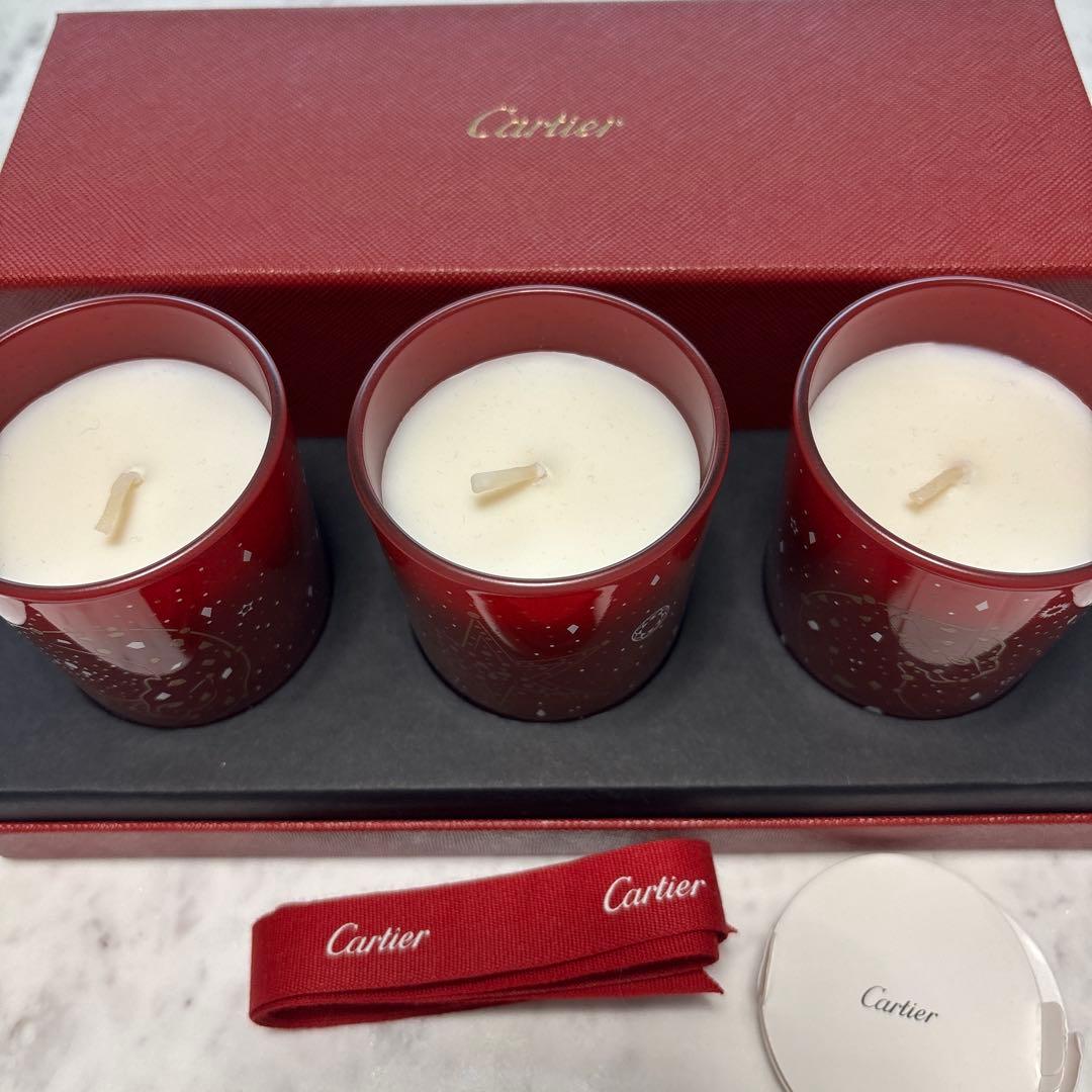 Cartier アロマキャンドル 3個セット非売品 - メルカリ