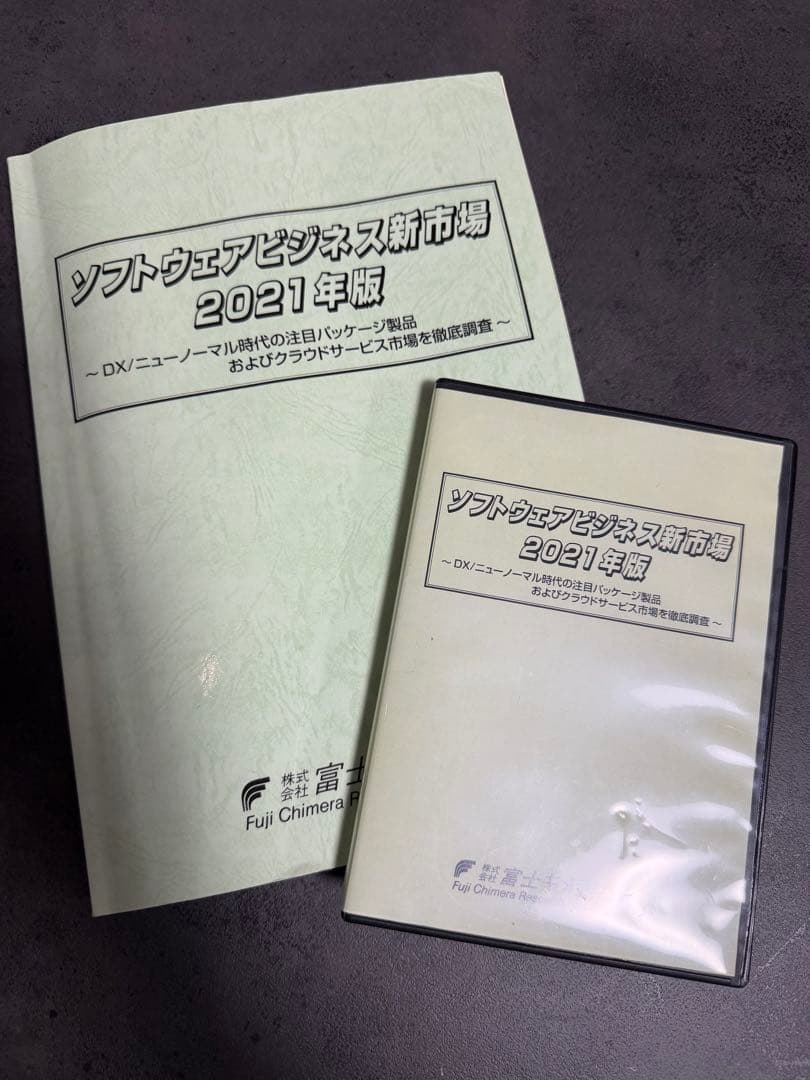 ソフトウェアビジネス新市場 2021年版 集計ファイル版セット インフォグラフィック - ビジネスソフトウェアおよびサービス市場
