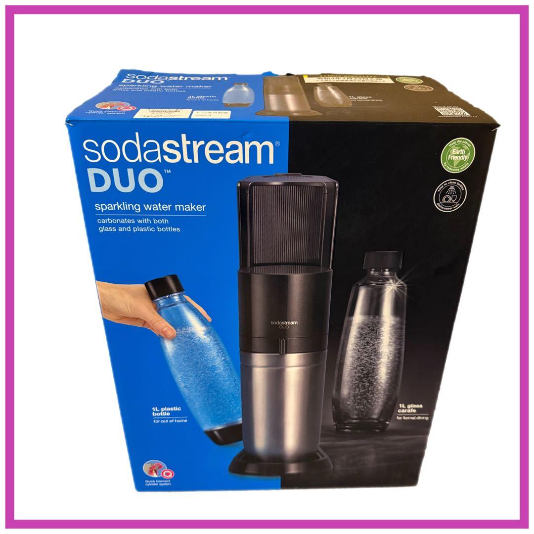 美品 sodastream ソーダストリーム DUO デュオ 炭酸水メーカー箱付