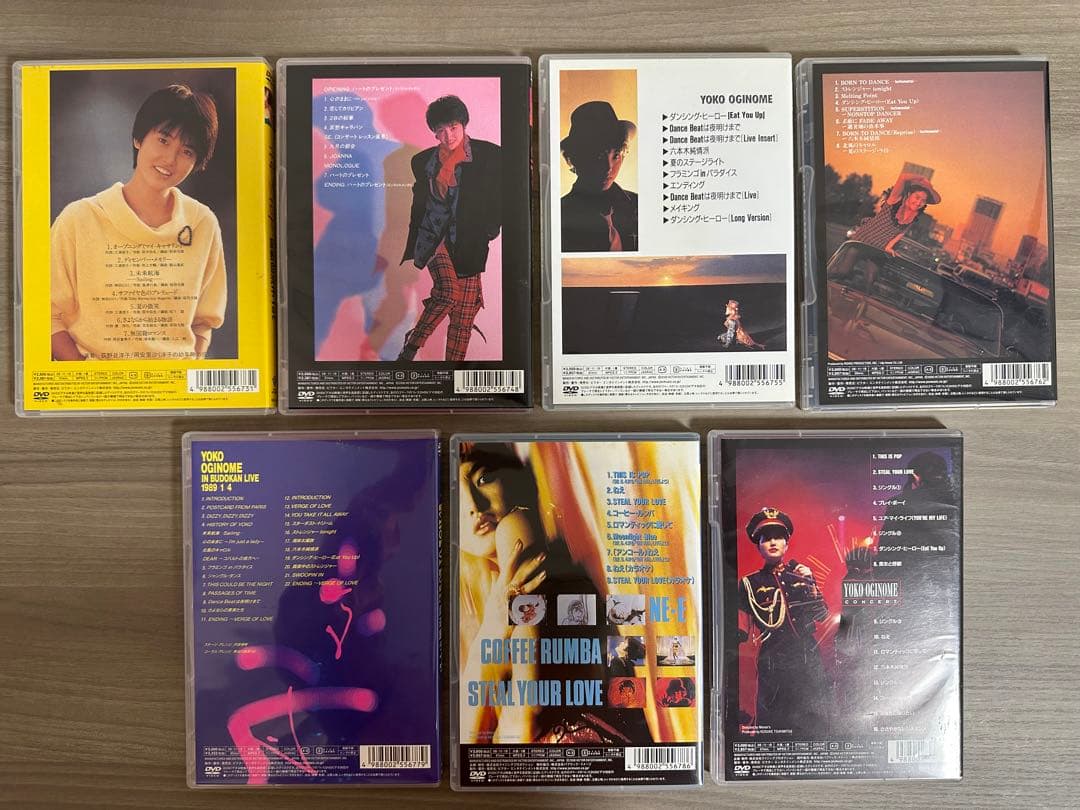 美品！お得！完全連続セット！】荻野目洋子 DVDx完全連続7枚！