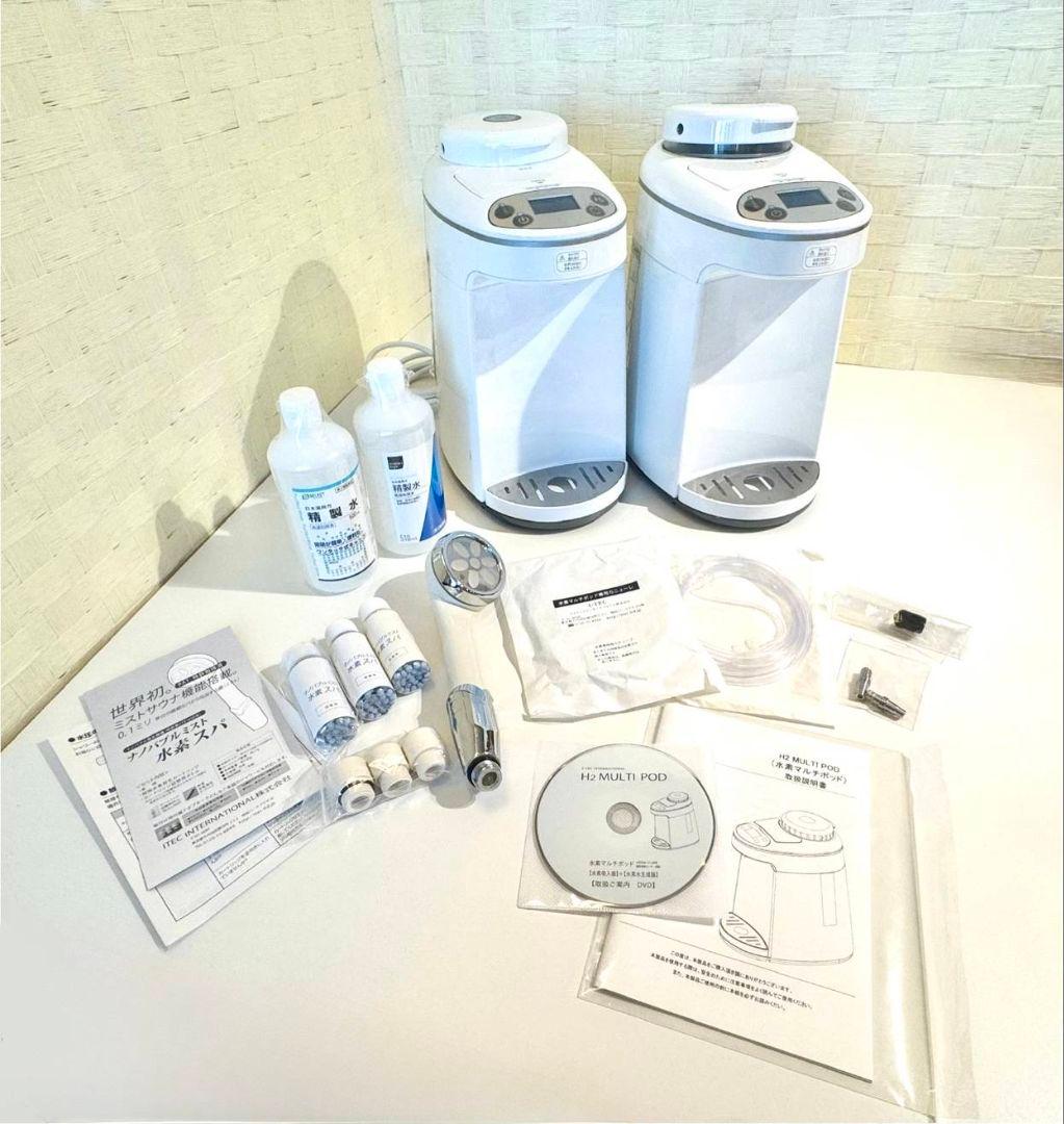 水素マルチポッドとナノバブルミストシャワーヘッド　セット内容変更 節水 シャワーヘッド マイクロナノバブル 『レニーズ』 ミスト 保湿