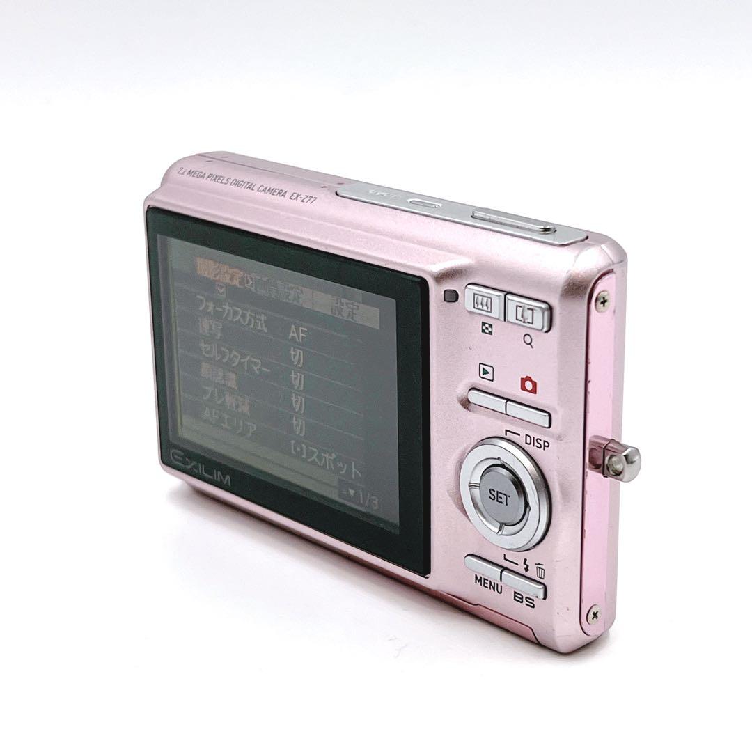 良品・動作品】CASIO EXILIM EX-Z77 ピンク コンデジ - メルカリ