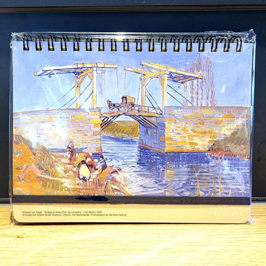 新品】ロルバーン 大ゴッホ展 メモ ノート 神戸 アルルの跳ね橋 ゴッホ