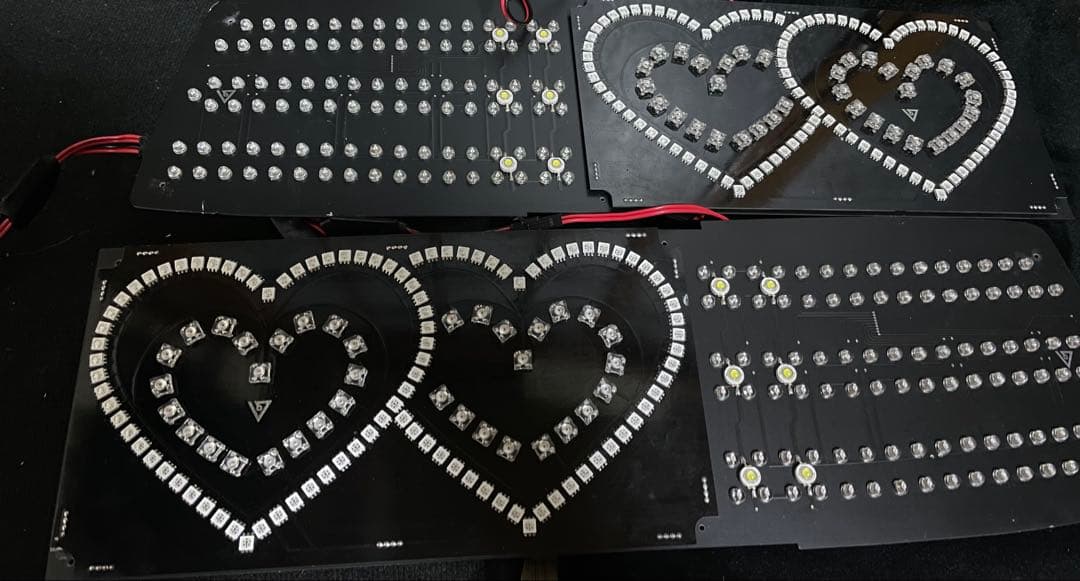 jza70 70スープラ ハートテールランプ LED - メルカリ