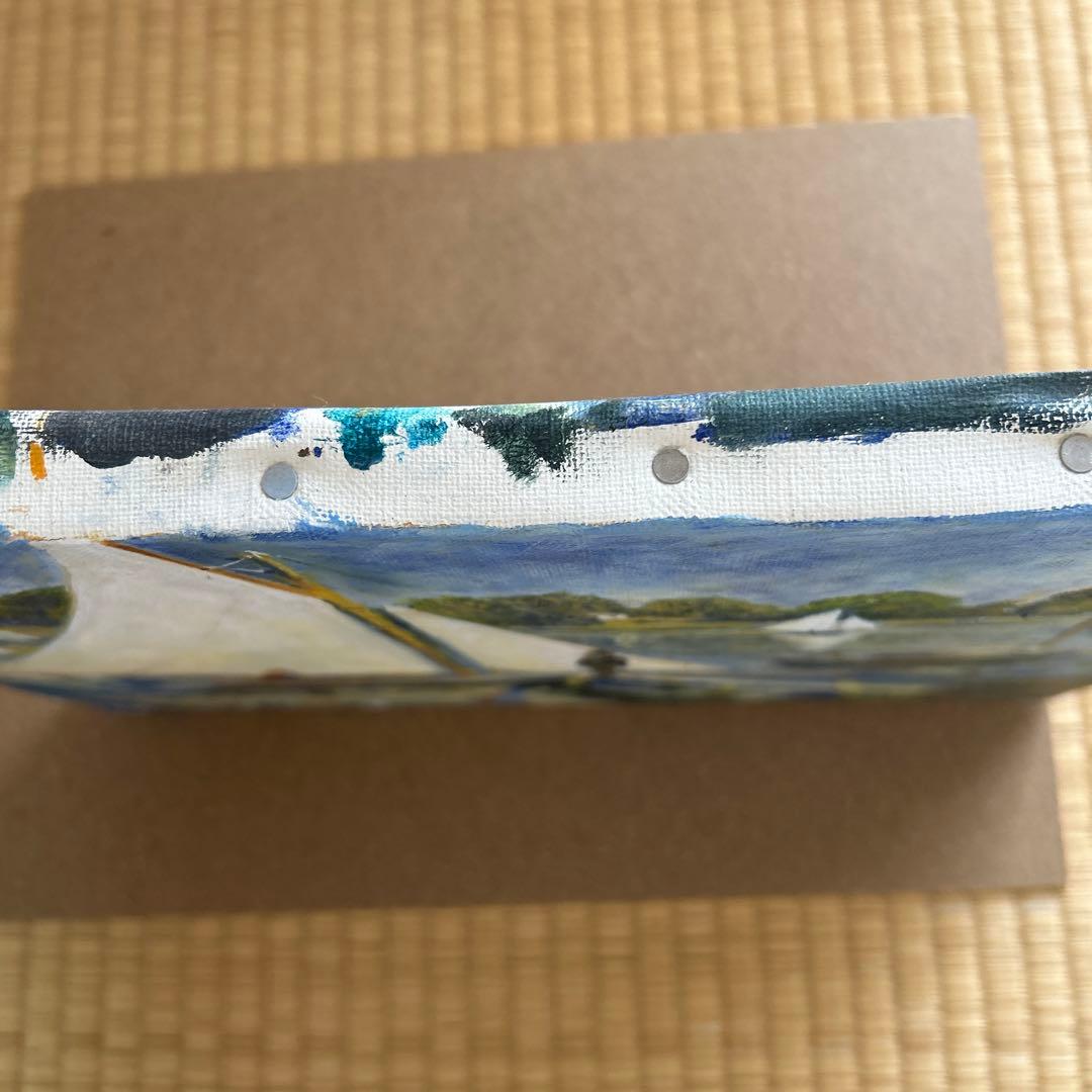 モネ湖畔ヨット模写