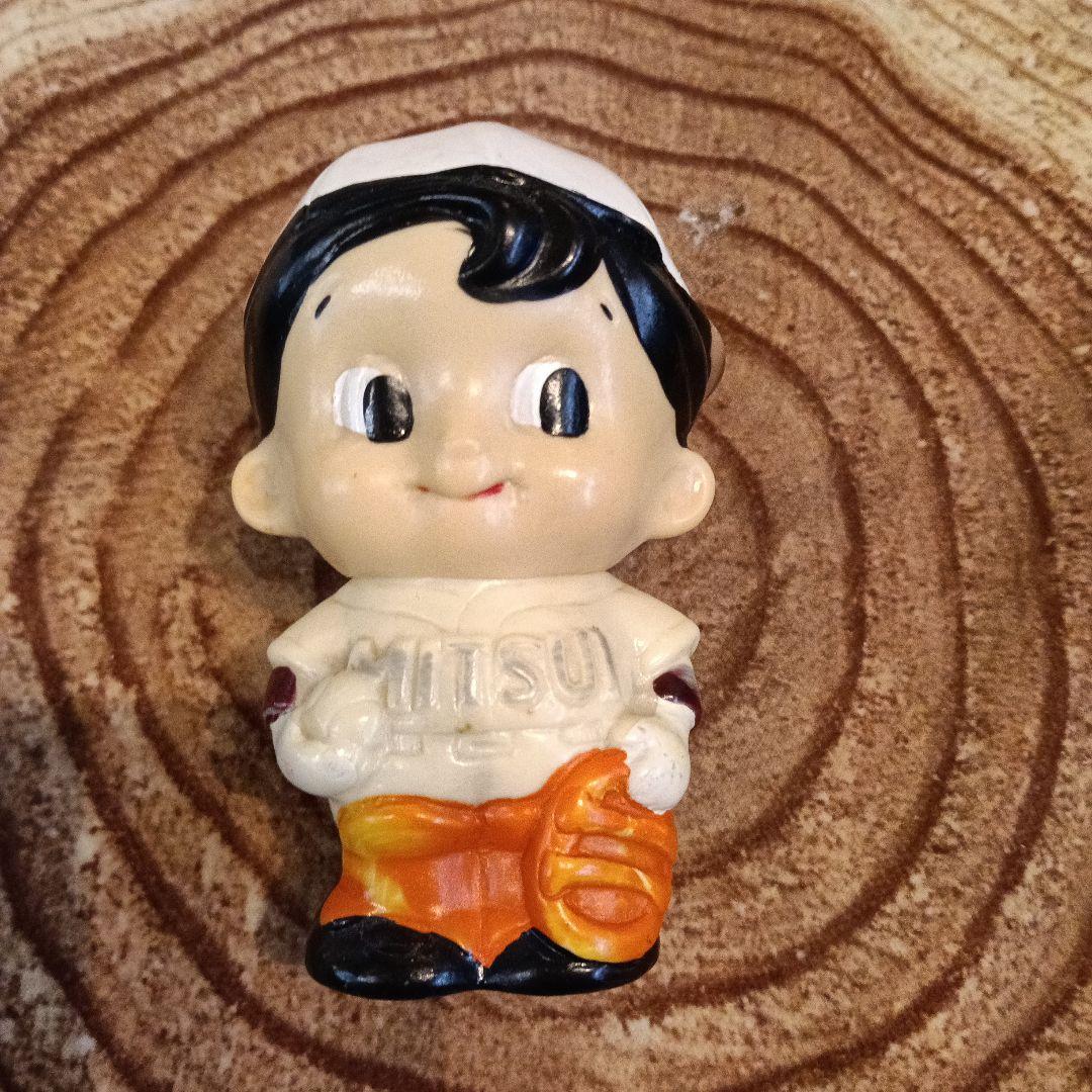 三井銀行 ソフビ 貯金箱 10cm 昭和レトロ キャッチャー 80s - メルカリ