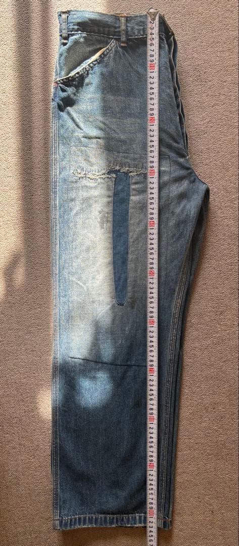 BOWWOW LAPD PRISONER DENIM PANTS AGED L - メルカリ