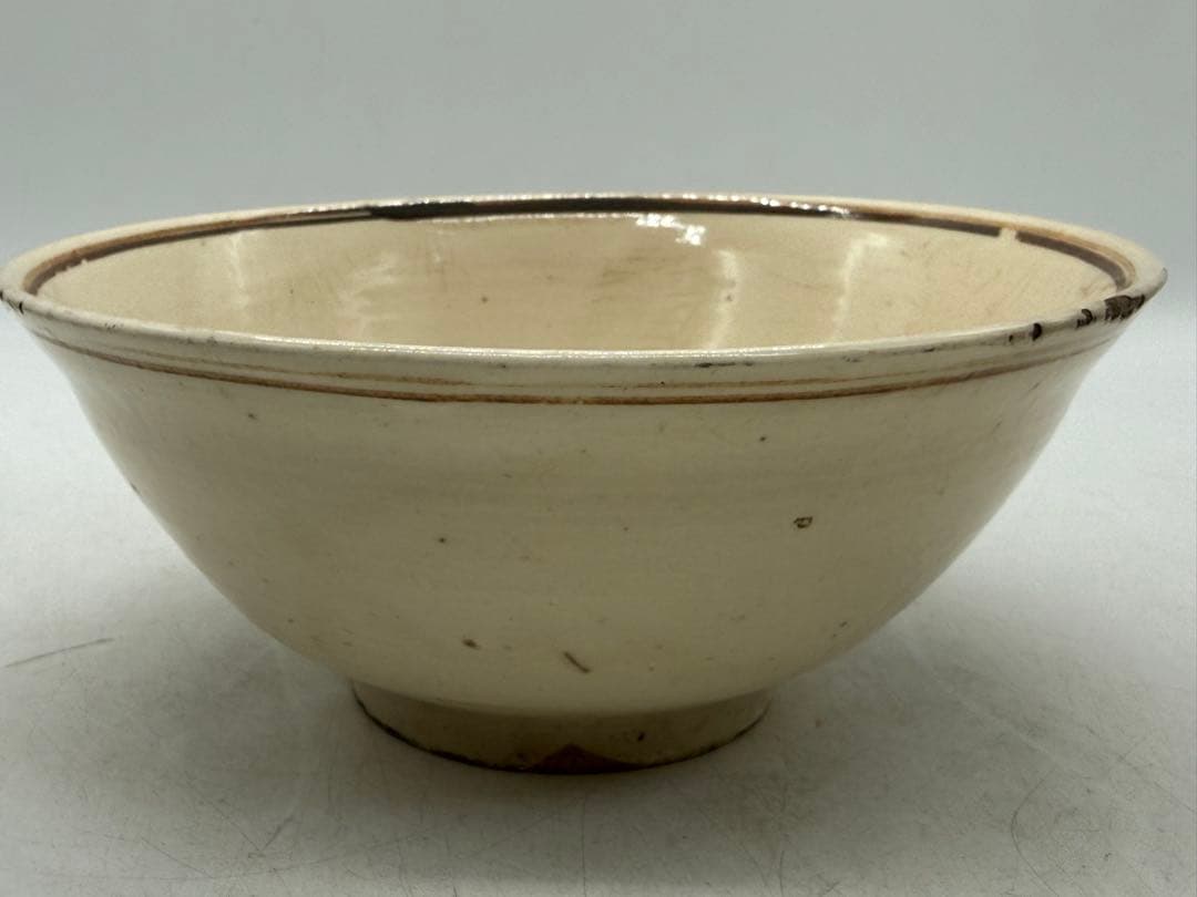 中国 宋時代 磁州窯 鐡釉茶碗 共箱 アンティーク 送料込み251219