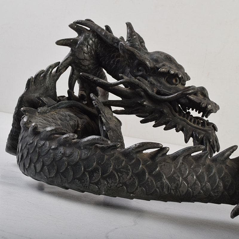 オベサス様専用 時代金工 古銅鍍金 龍 置物 重さ約4kg D R9340H - メルカリ