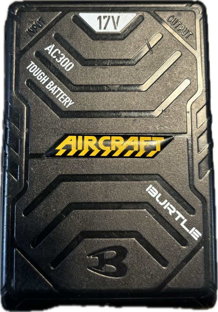 BURTLE バッテリー17Vファンセット（充電器無し） バートルエアークラフトAC300リチウムイオンバッテリーセット(17V)