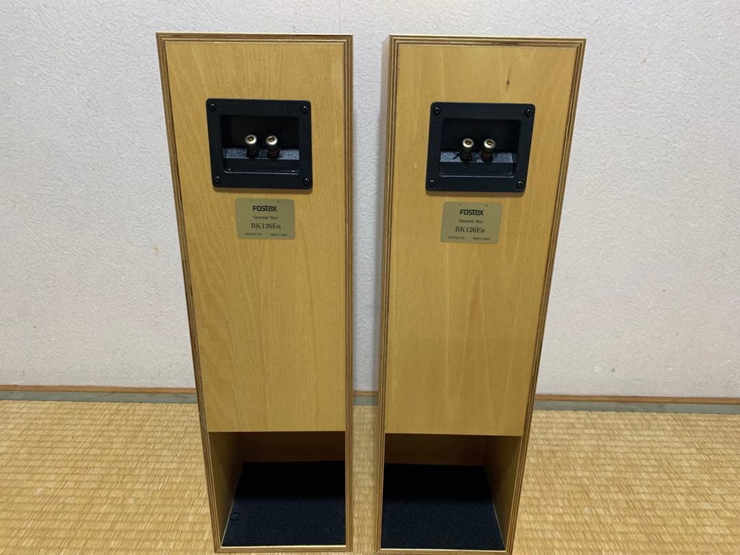FOSTEX 純正バックロードホーン スピーカーボックス BK126En ペア