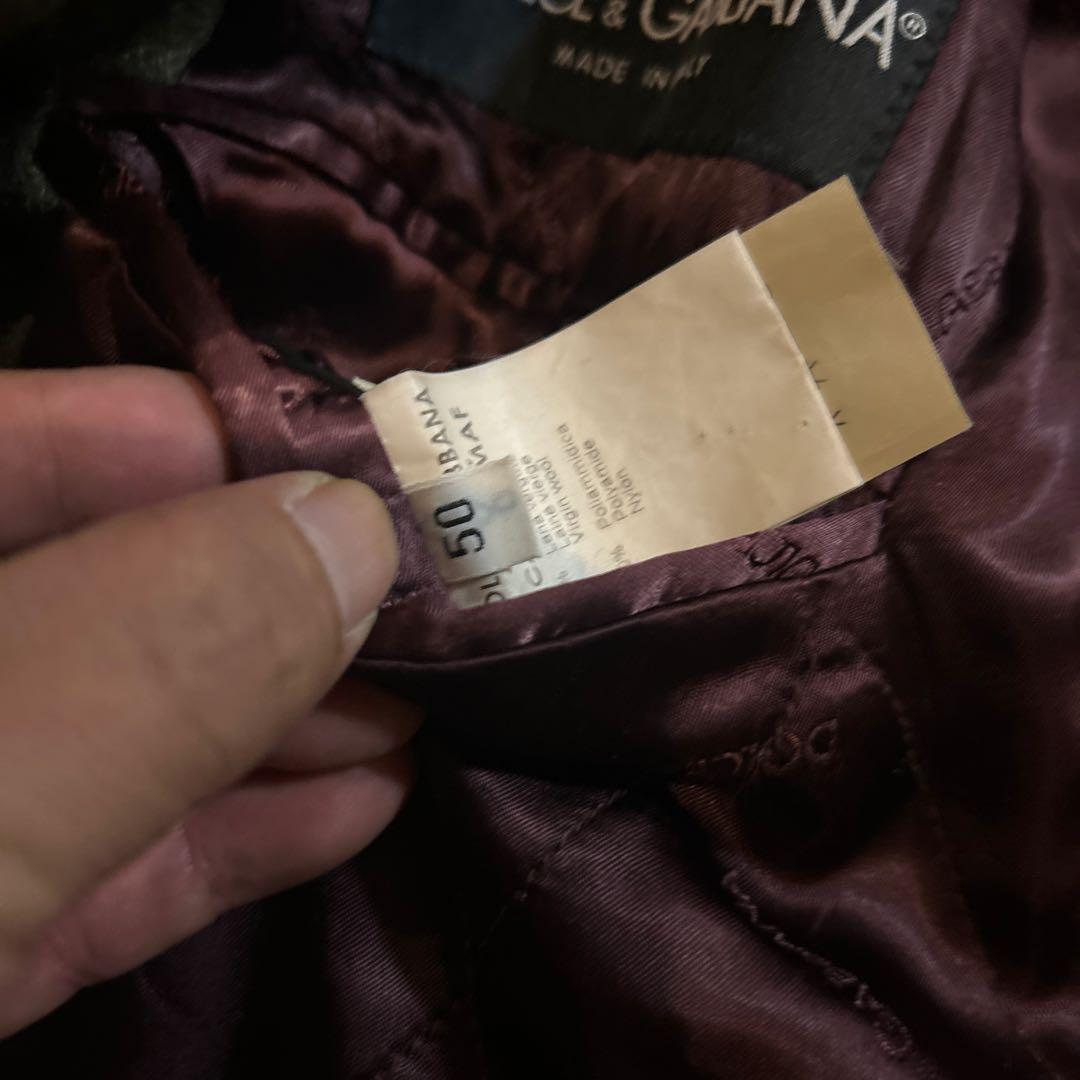 お正月特価】 ドルガバ ダブルブレストコート オリーブグリーン サイズ