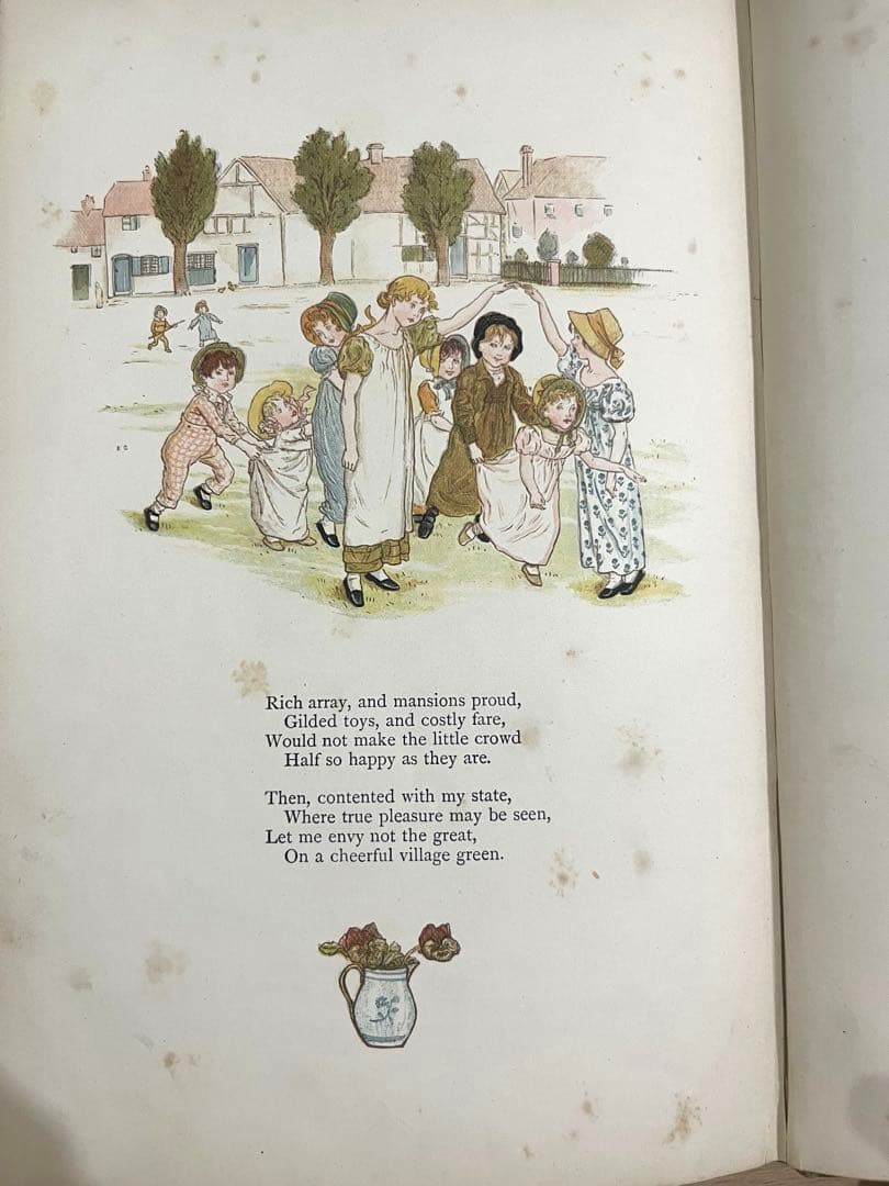 NO371 稀少 古書 アンティーク 洋書 絵本 ケイト グリーナウェイ