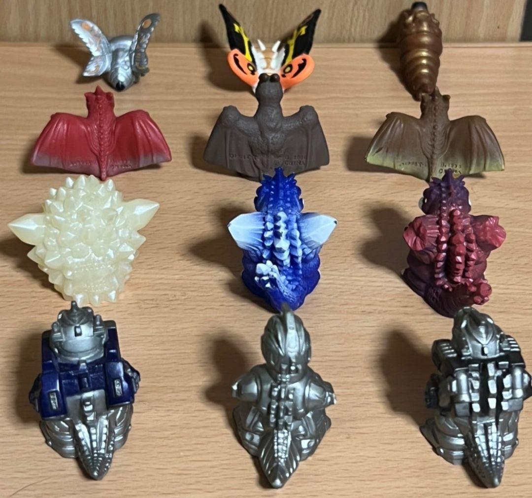 バンダイSD ゴジラ怪獣王倶楽部指人形フィギュアソフビ33体