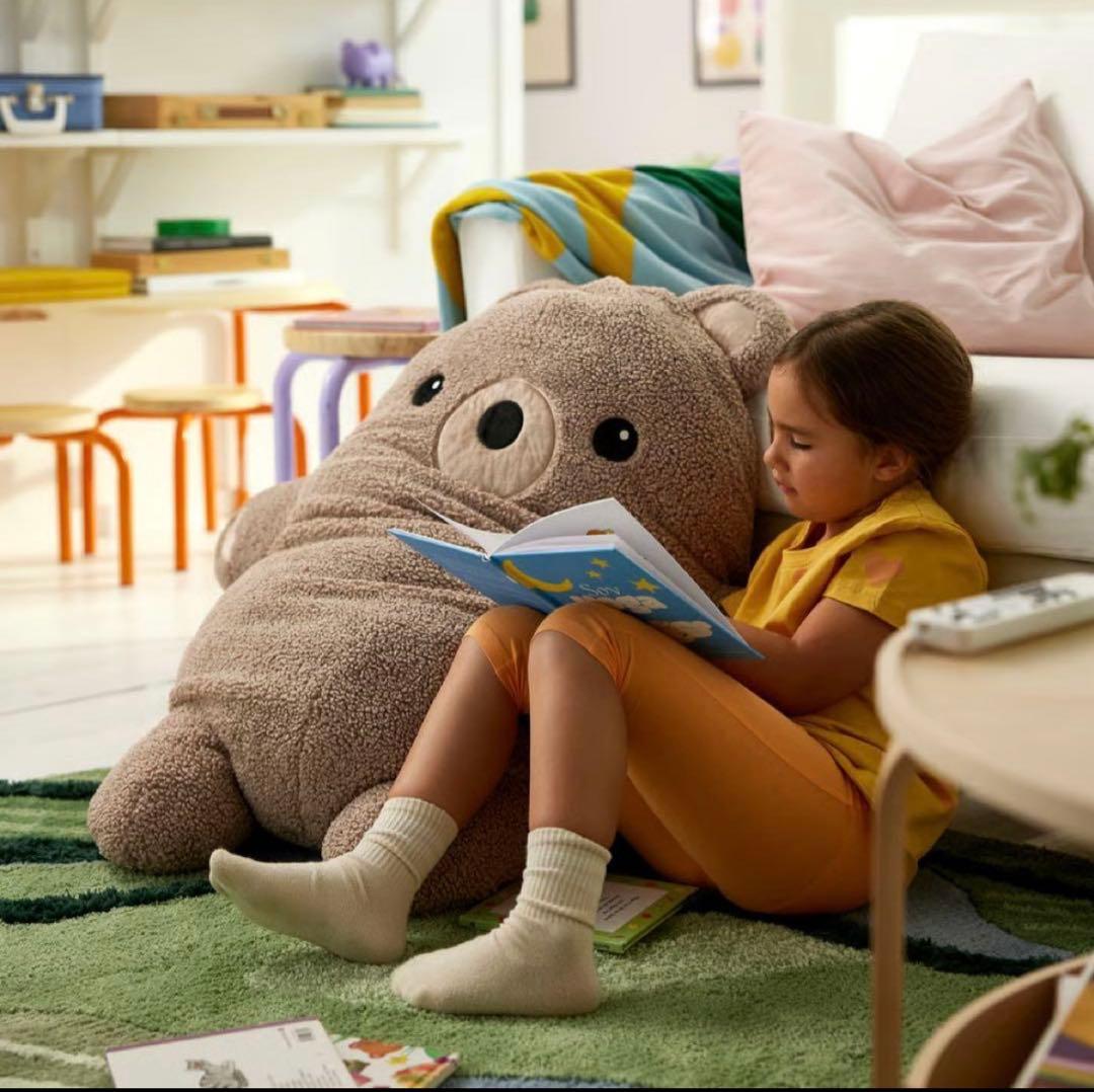 IKEA イケア グレイシモイス ぬいぐるみ くまさん 体長100 cm - メルカリ
