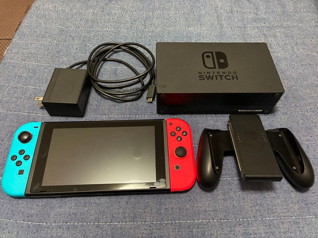 Nintendo Switch 本体 ネオンレッド/ネオンブルー ジャンク品 Nintendo Switch 本体 ニンテンドー スイッチ HAD-S-KABAH [ネオン