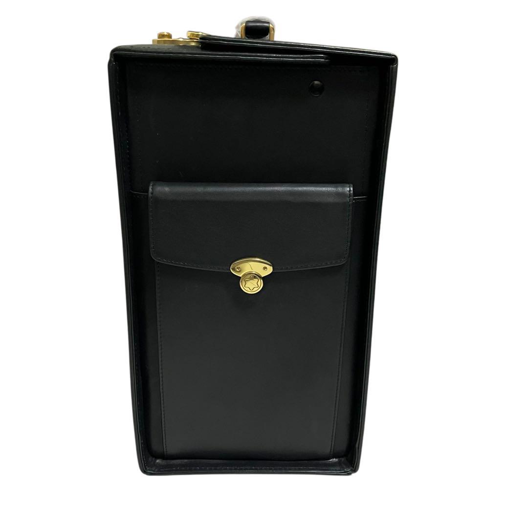 未使用 モンブラン アタッシュケース トランク ビジネスバッグ レザー