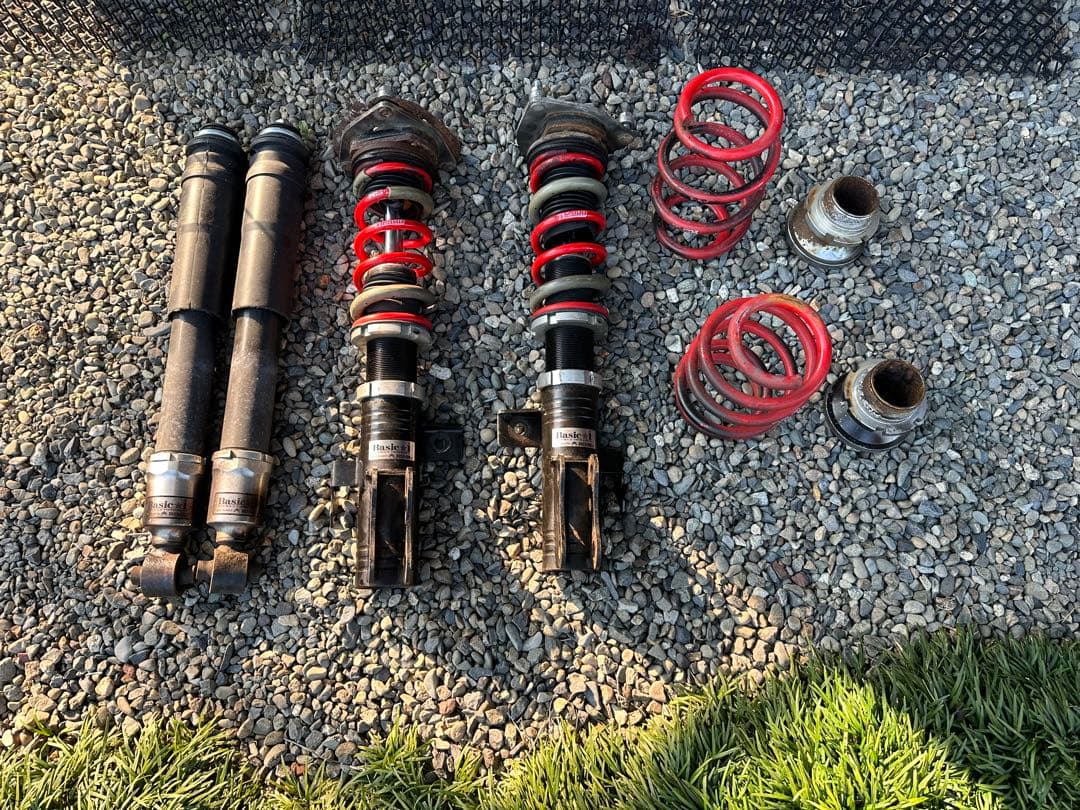 ANA10/マークＸジオ【RS☆R/Basic☆1】車高調★フルタップ RSR マークXジオ ANA10 車高調 ベーシックi BAIT430M 取付セット