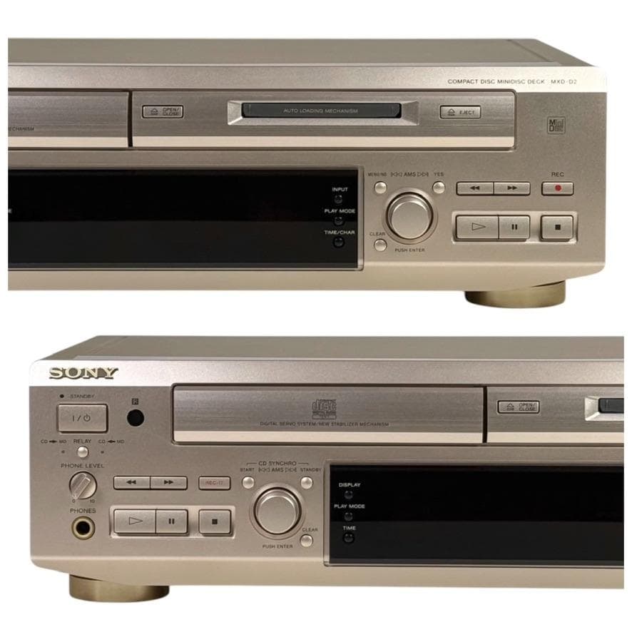 優良美品 SONY MXD-D2 MDレコーダー/CDプレーヤー 一体型デッキ - メルカリ