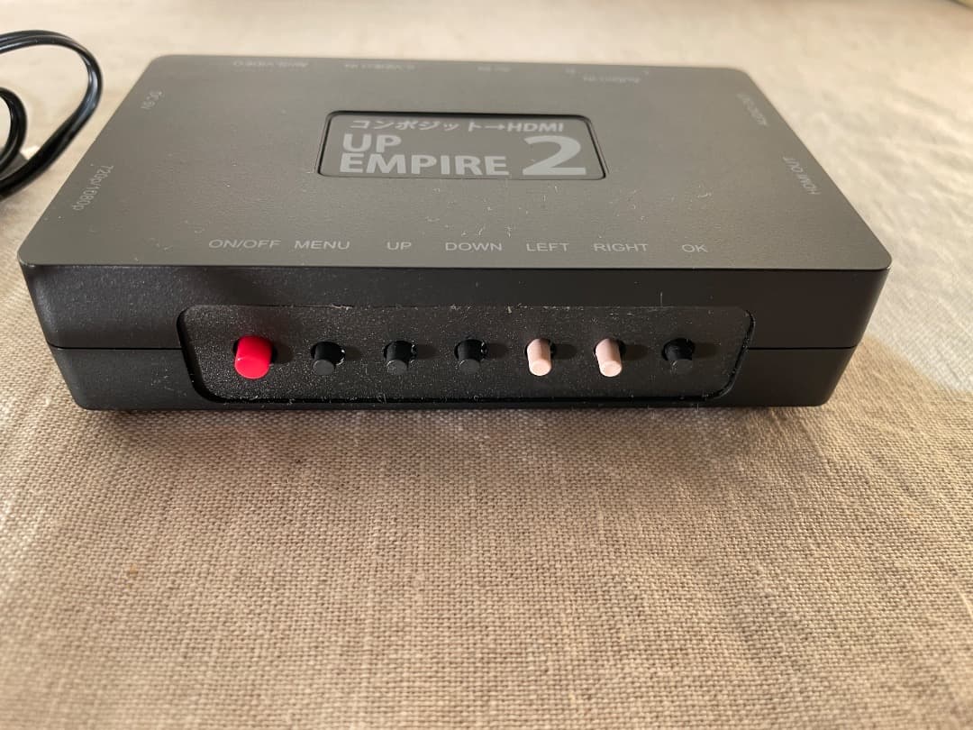UP EMPIRE2 アップスキャンコンバーター（修理・改良・動作確認済み） エアリア UPEMPIRE CLIMAX アップスキャン コンバーター RCA