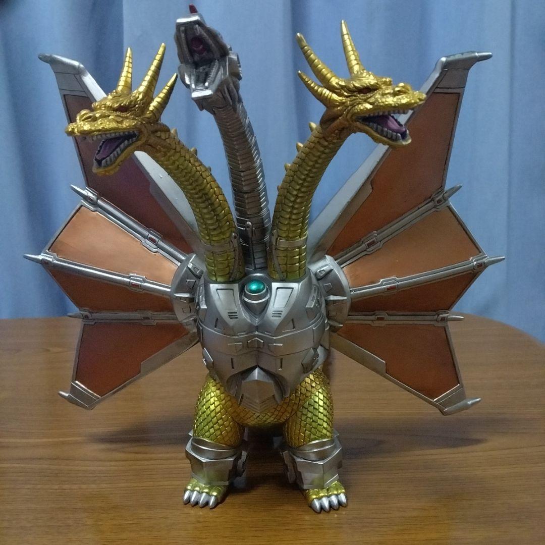 メカキングギドラ ソフビ 1991 バンダイ 塗装品 高さ29センチ - メルカリ