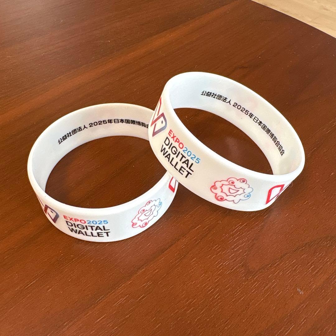 万博 非売品 オリジナルリストバンド ラバーバンド ミャクミャク