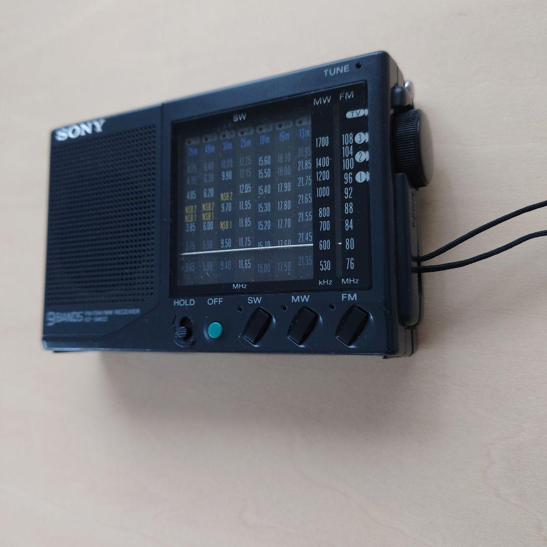 s*9様 SONY ICF-SW22 SW MW FMポータブルラジオ - メルカリ