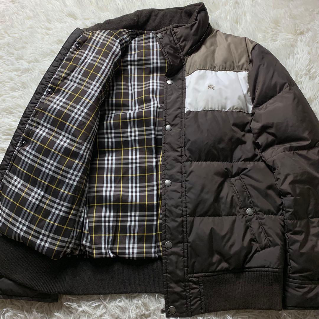 バーバリーブラックべーベル ダウンジャケット ノバチェック