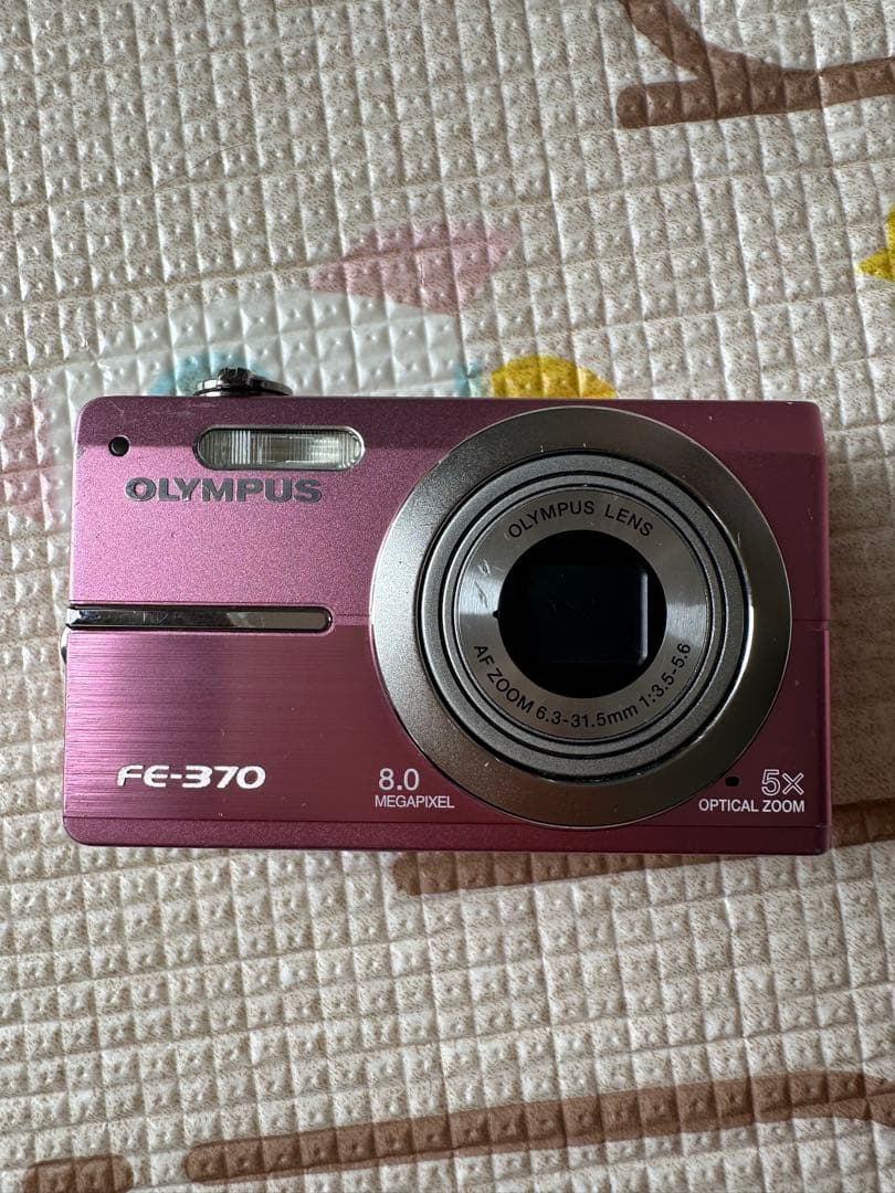 オリンパス　コンパクトデジタルカメラ　FE-370 ピンク OLYMPUS FE370 Pink 8.0 MP All-Metal Body Digital Camera - Newegg.com