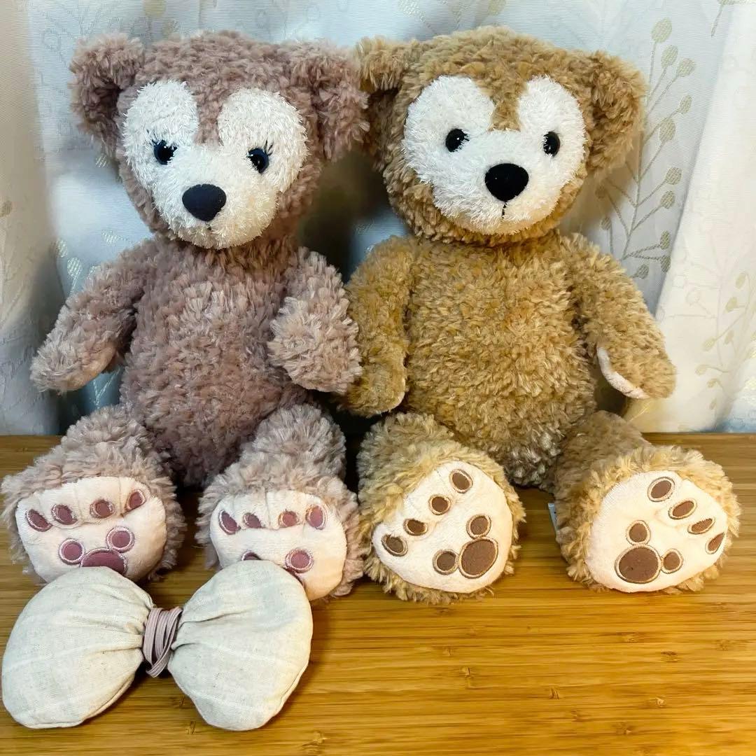 Disney】ダッフィー&シェリーメイ ぬいぐるみ2体セット ディズニーシー