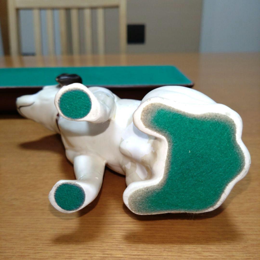 昭和レトロ】◇ビクター犬◇蓄音機とニッパー台座付◇陶器製◇超稀少