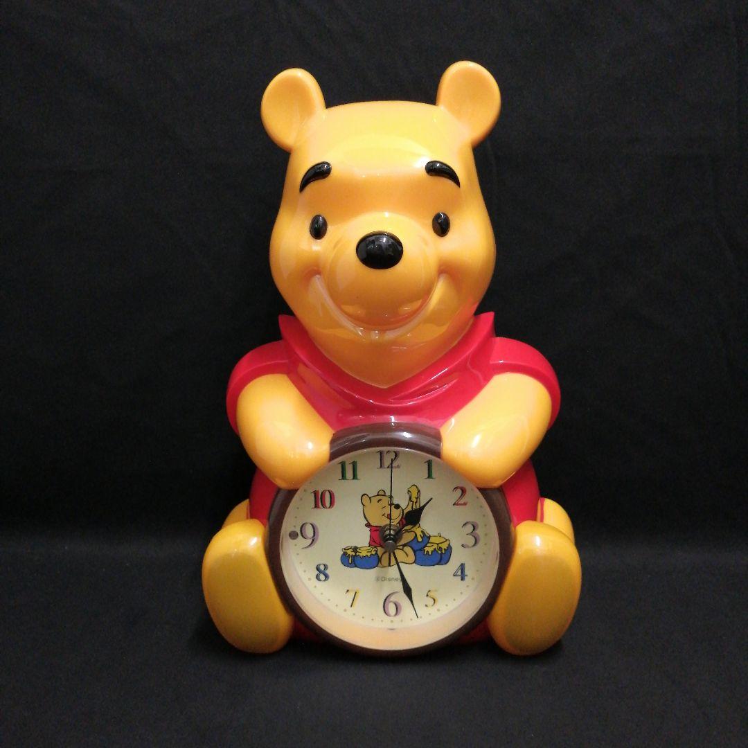昭和レトロ ディズニー プーさん 置き時計 掛け時計 - メルカリ