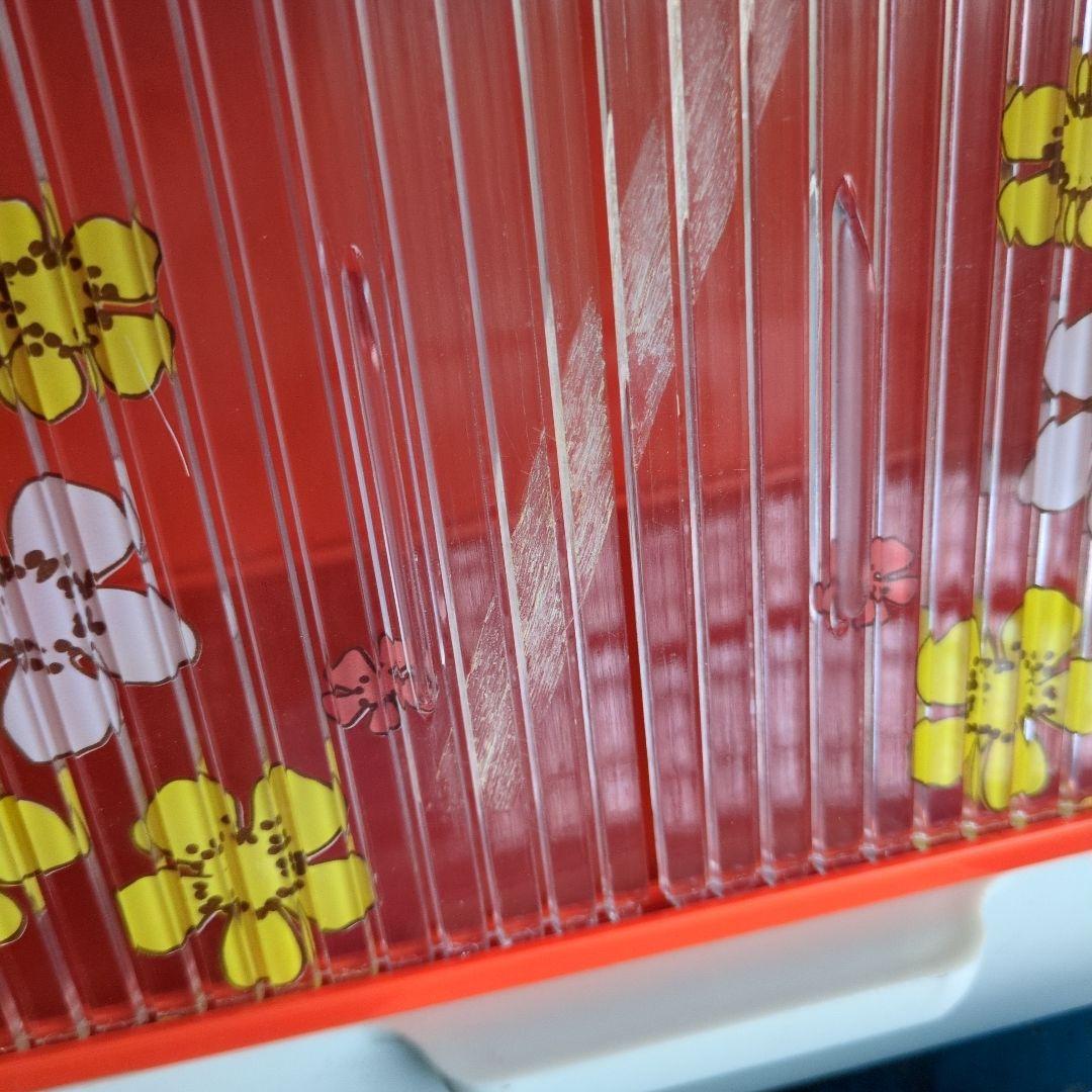 昭和レトロ レトロポップ 蛇腹調味料ケース 台所ストック入れ 4点セット