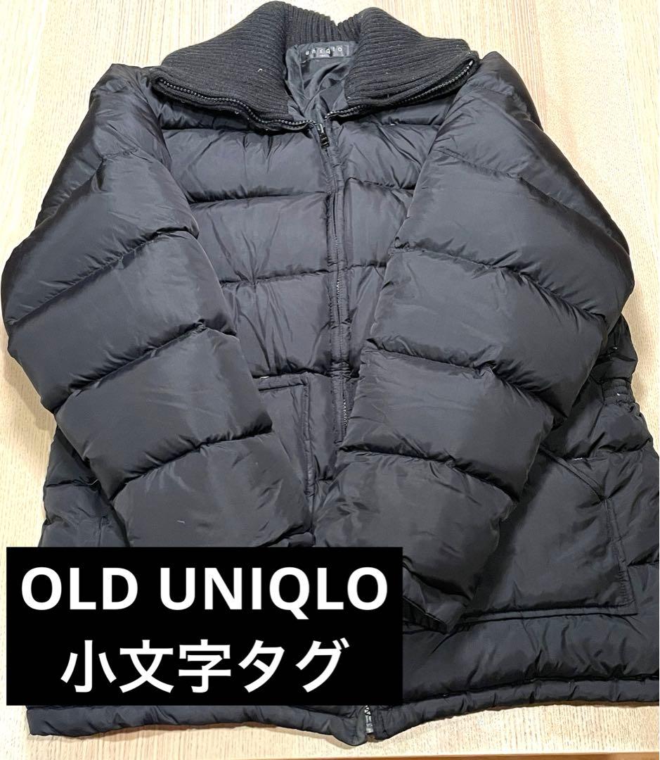 希少】 OLD UNIQLO オールドユニクロ ダウンジャケット 小文字タグ