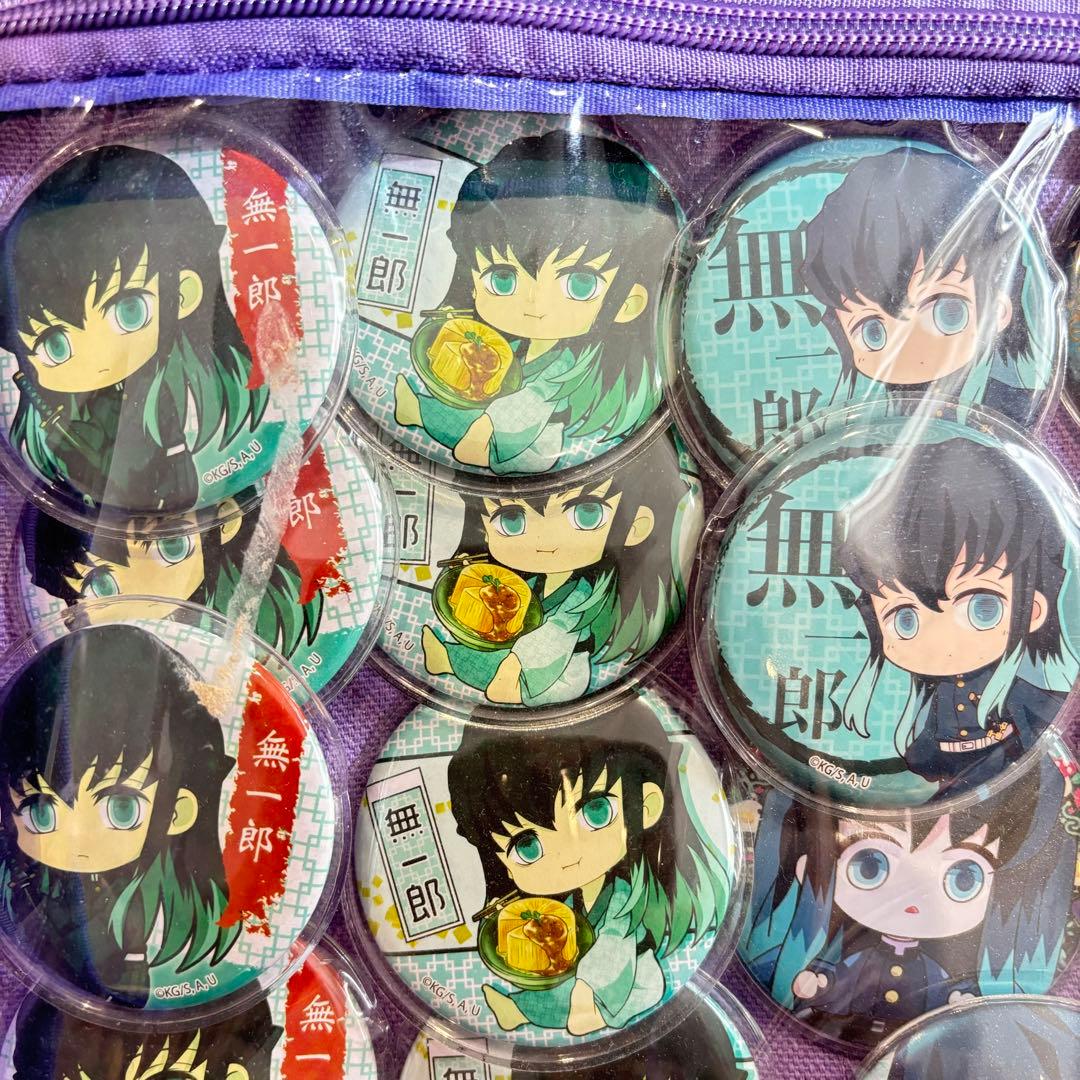 ☆鬼滅の刃 時透無一郎 痛バッグ☆痛バ缶バッチたくさんセットむ
