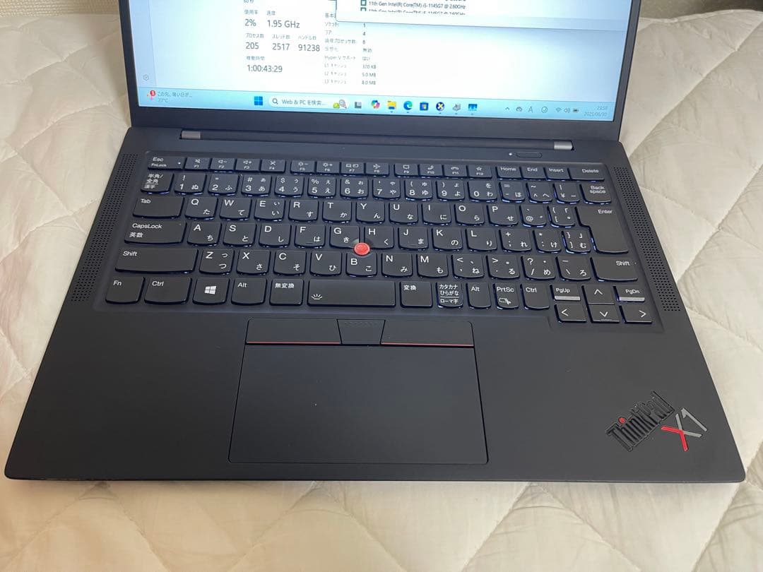 2022年式/美品/バッテリー優良/Lenovo X1 Gen 9 第11世代 - メルカリ