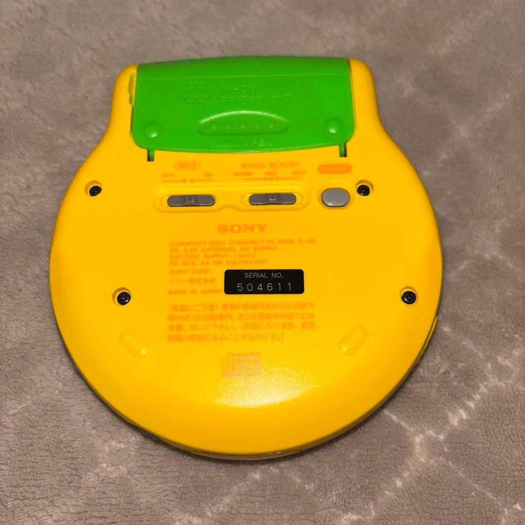 ☆当時物☆ SONY 8cmCD コンパクトプレイヤー Discman D-80