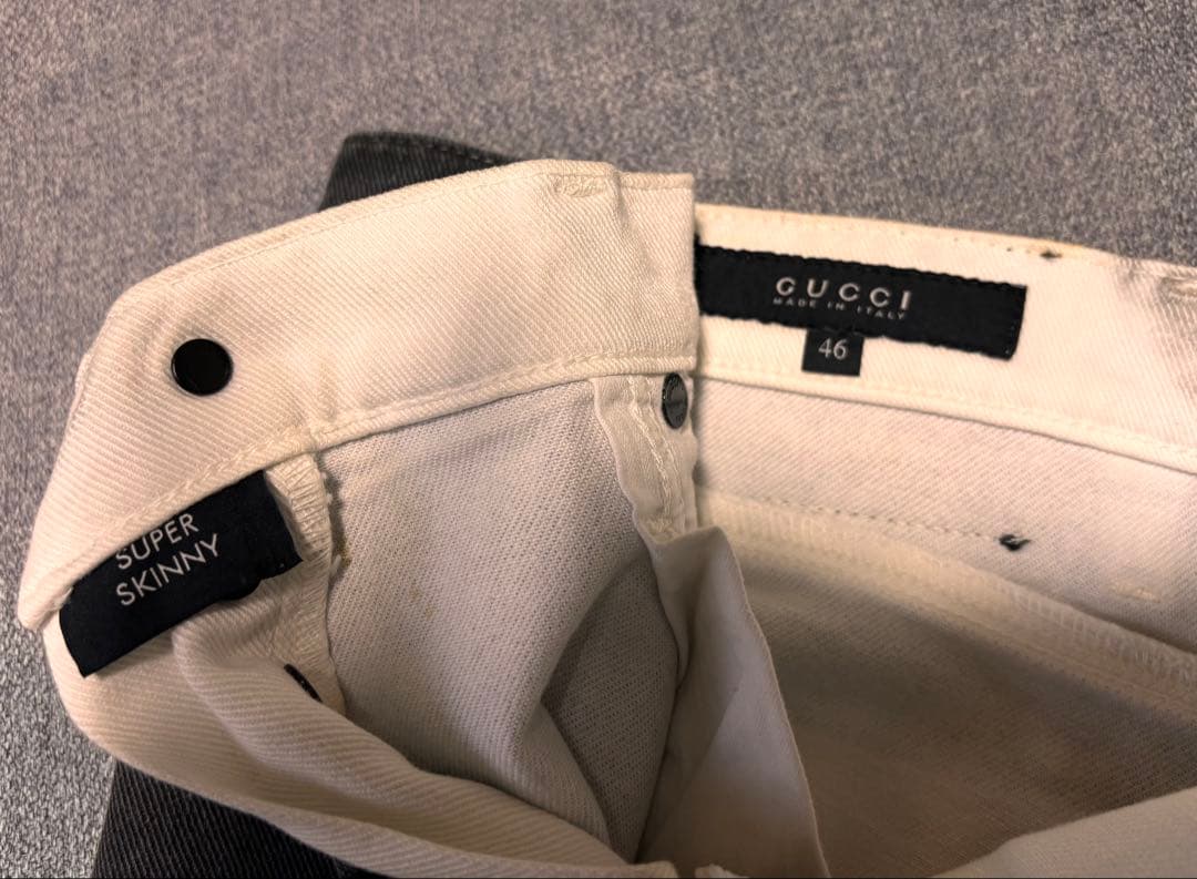 Gucci グラデーションデニムパンツ 46サイズ - パンツお 手頃 価格