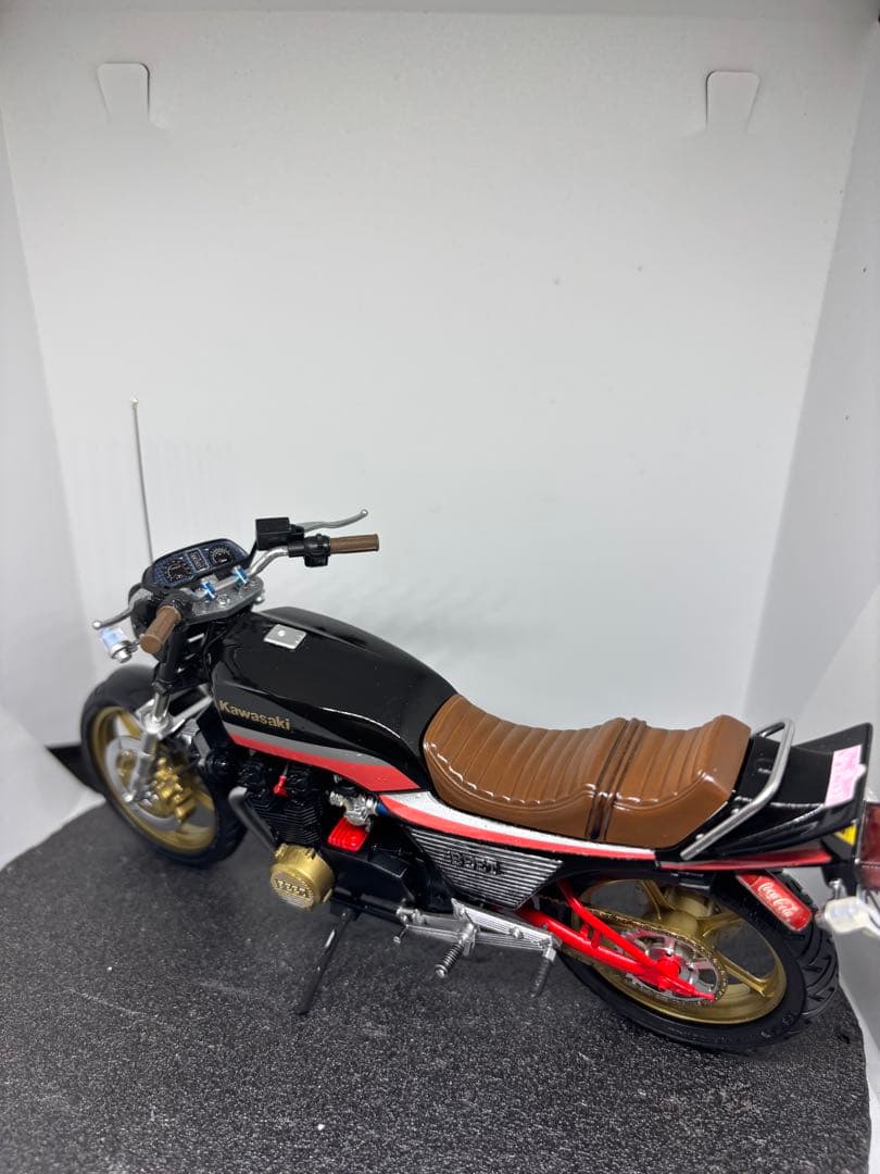 プラモデル完成品 アオシマ カワサキ Z400GP 1/12 旧車會 族車 - メルカリ